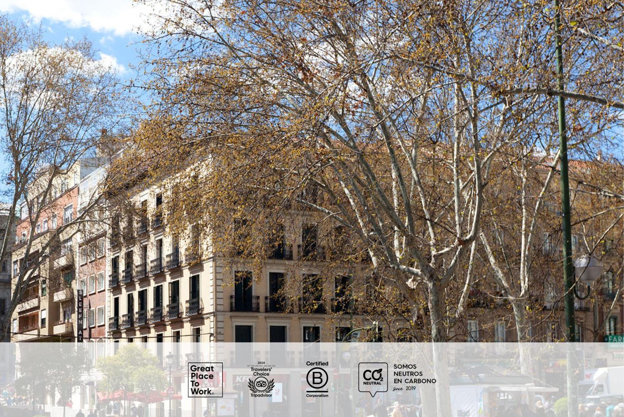 Sleep'N Atocha - B Corp Certified Hotel Madrid Exterior foto